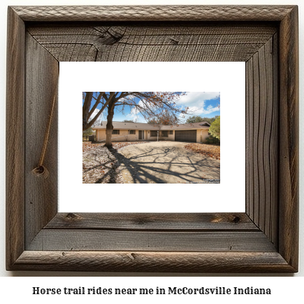 horse trail rides near me in McCordsville, Indiana